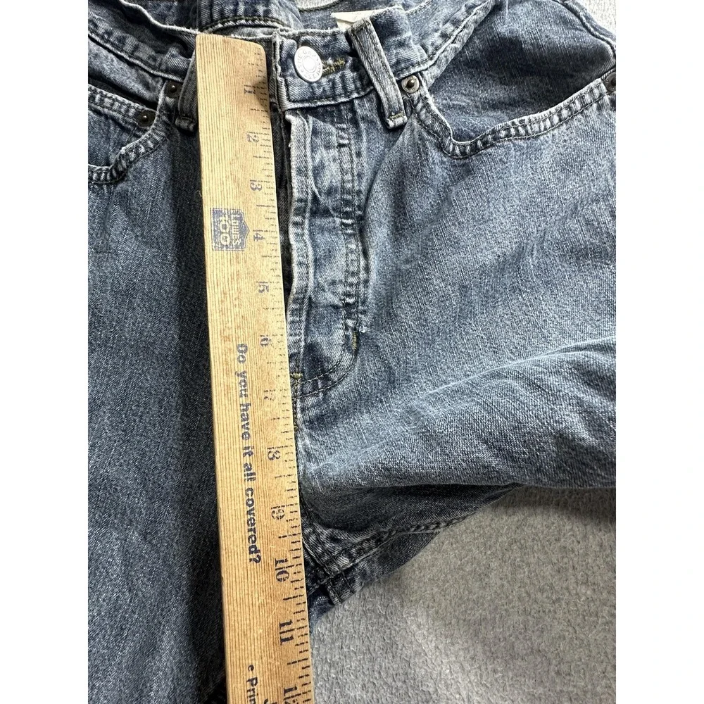 Vintage Gap Jeans Boys 4 Blue‎ Denim Made USA Button Fly Tapered Leg 90s 80s